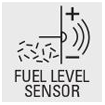 Sensor de nivel del depósito de pellets, aviso para recarga