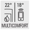 Función Multicomfort conectable a termostato externo