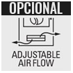 Ventilación orientable opcional