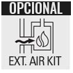Kit de aire externo opcional